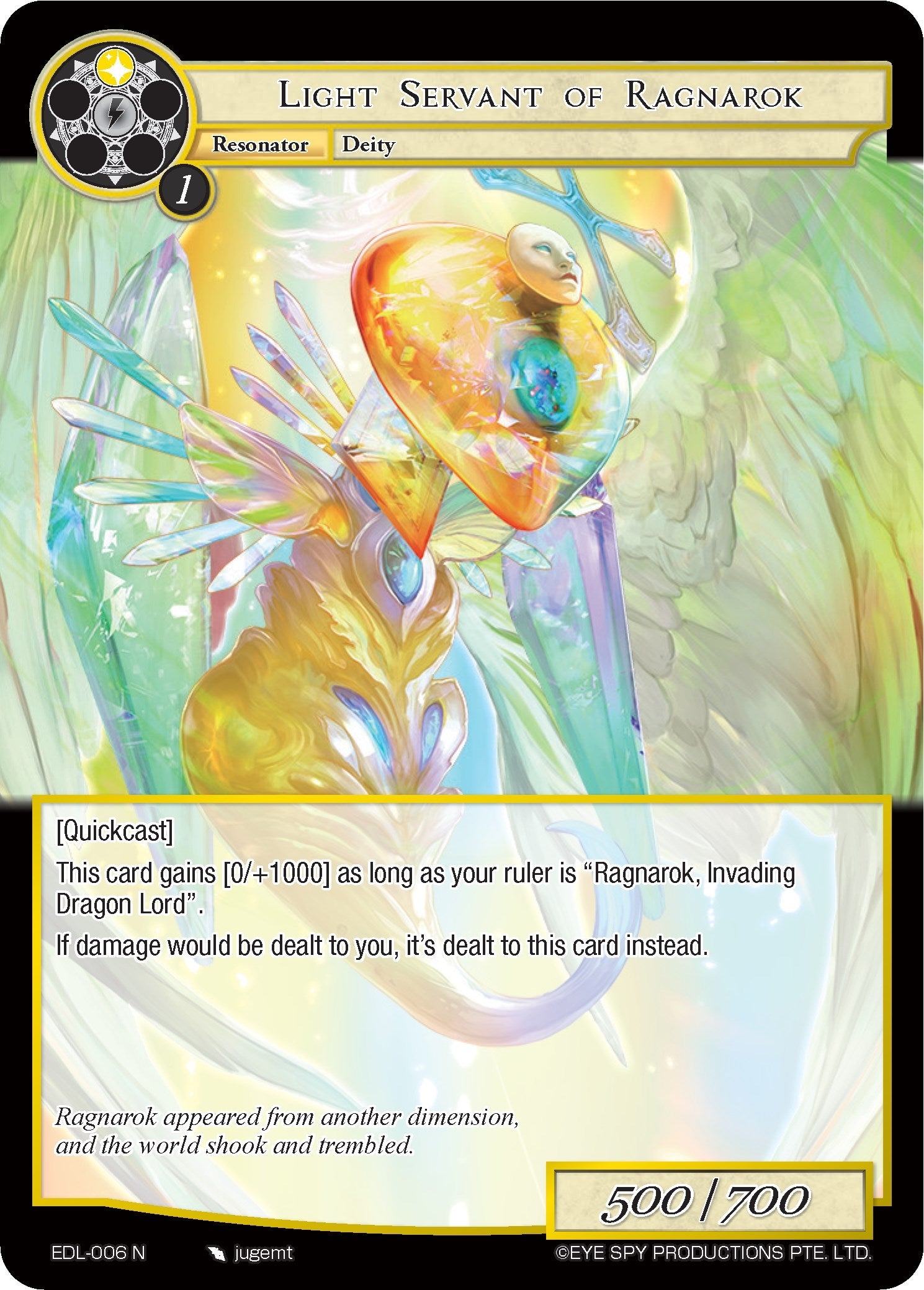 Light Servant of Ragnarok (6) [EDL] - Force of Will Single