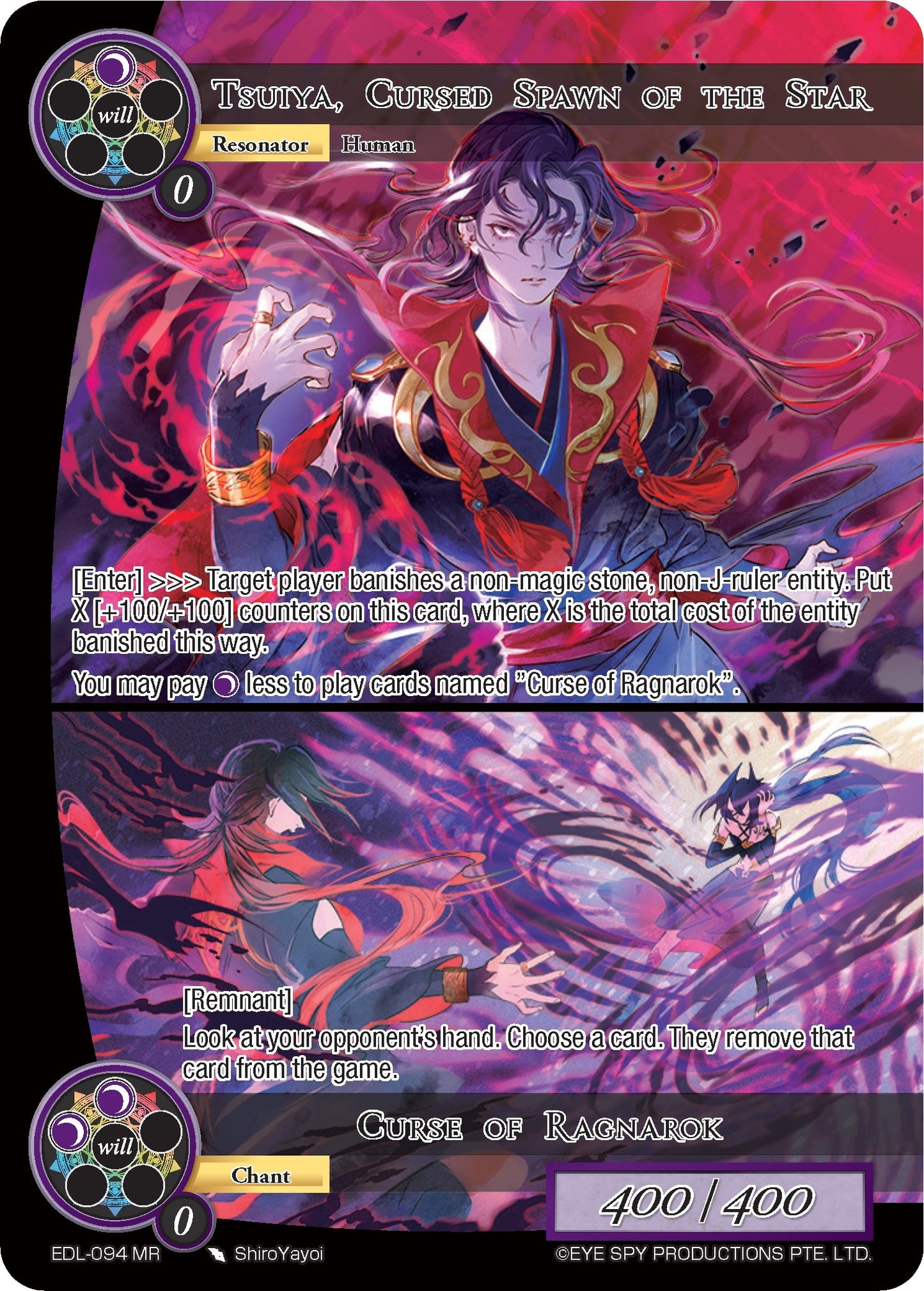 Tsuiya Cursed Spawn of the Star // Curse of Ragnarok (94) [EDL] - Force of Will Single