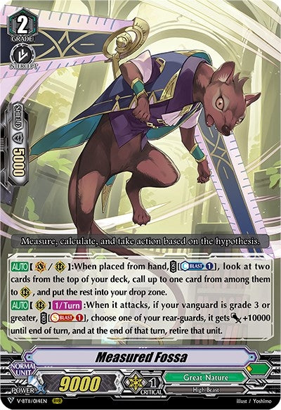 Measured Fossa (11014) [V-BT11] - Cardfight Vanguard Single