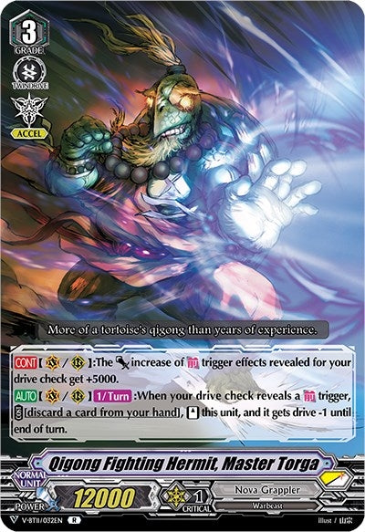Qigong Fighting Hermit Master Torga (11032) [V-BT11] - Cardfight Vanguard Single