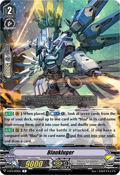 Blaukluger (11033) [V-BT11] - Cardfight Vanguard Single