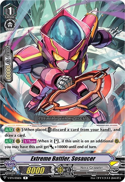 Extreme Battler Sosaucer (11036) [V-BT11] - Cardfight Vanguard Single