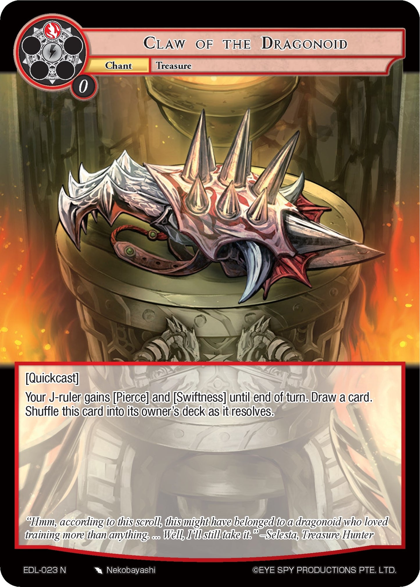 Claw of the Dragonoid (23) [EDL] - Force of Will Single