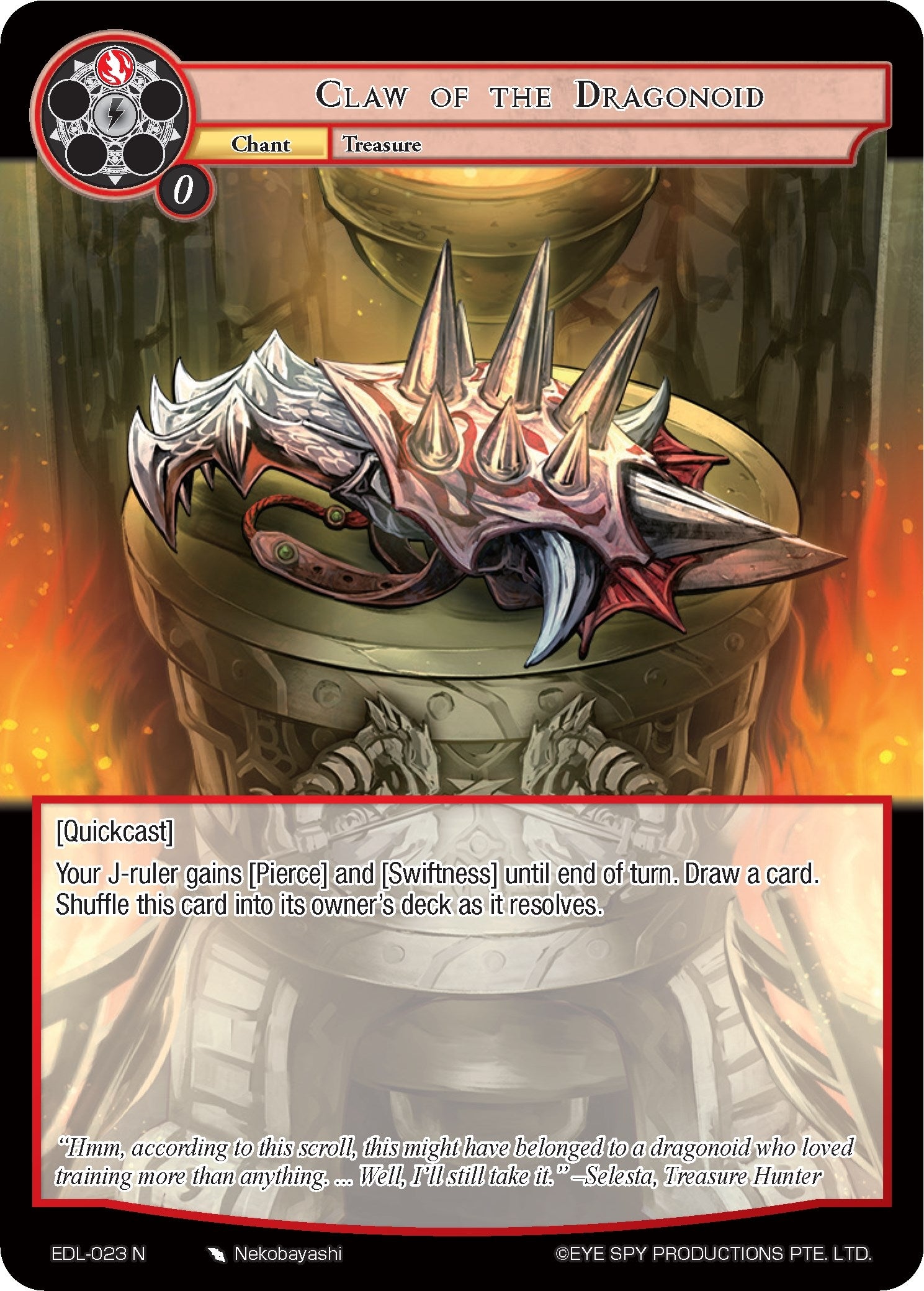 Claw of the Dragonoid (23) [EDL] - Force of Will Single