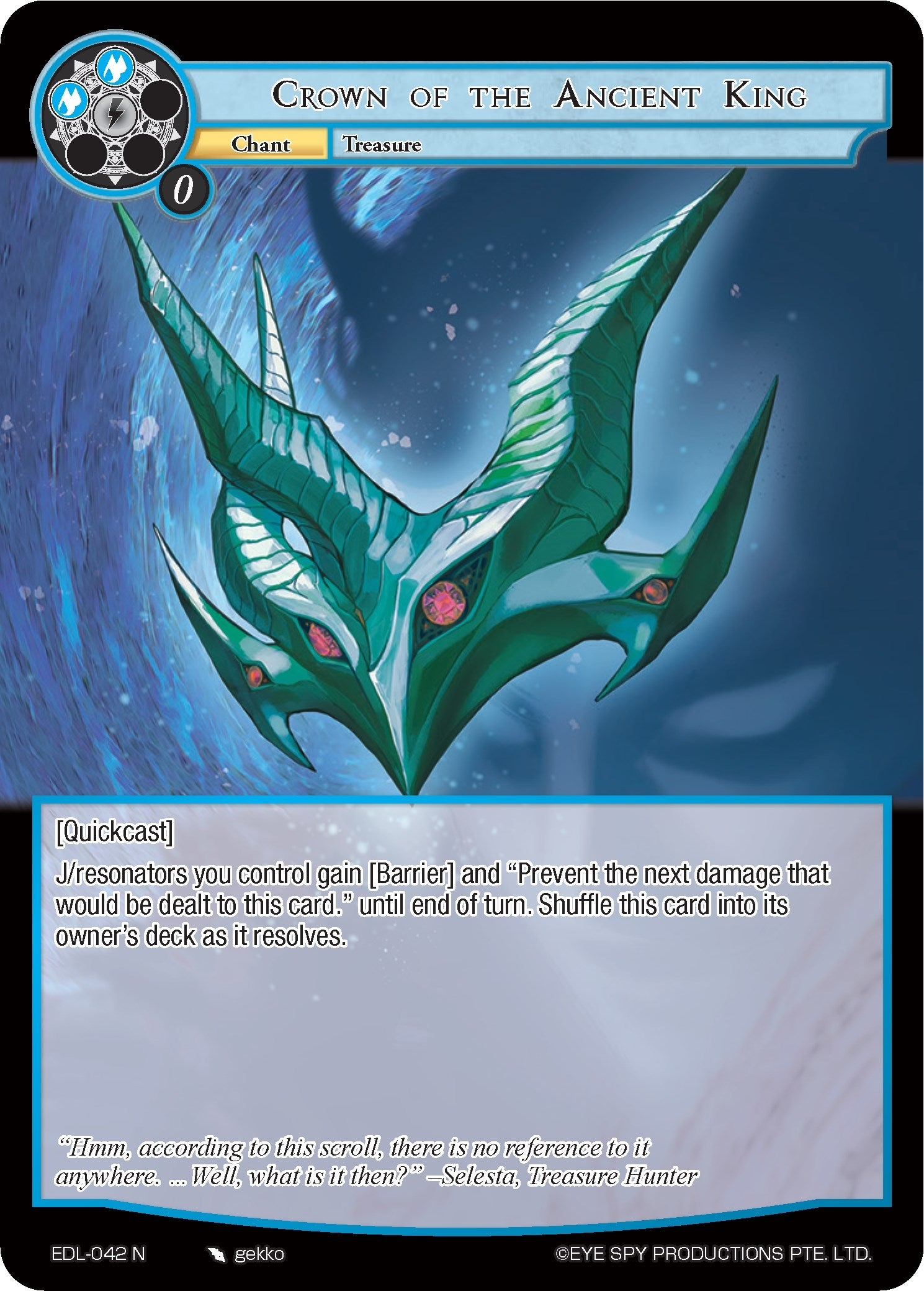 Crown of the Ancient King (42) [EDL] - Force of Will Single