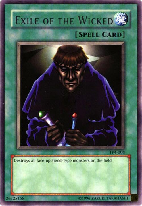 Exile of the Wicked (4008) - YuGiOh Single