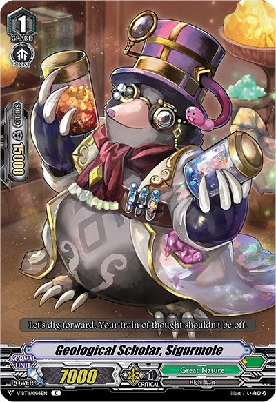 Geological Scholar Sigurmole (11084) [V-BT11] - Cardfight Vanguard Single