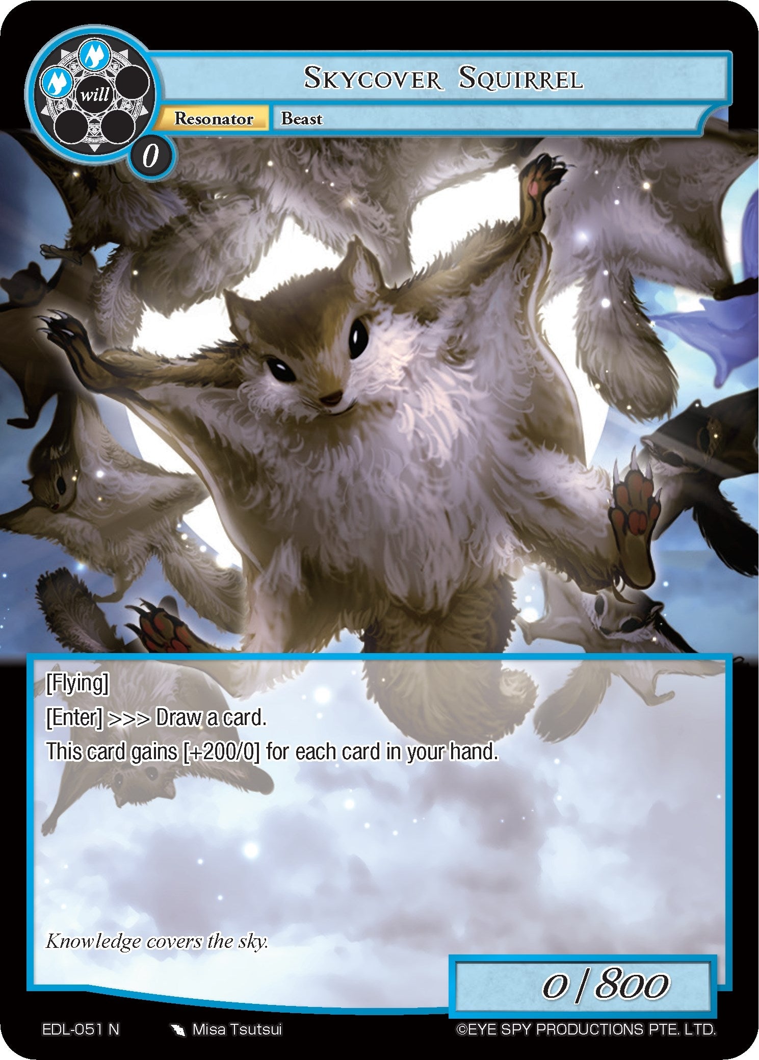 Skycover Squirrel (51) [EDL] - Force of Will Single