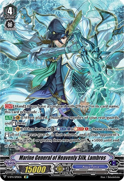 Marine General of Heavenly Silk Lambros (SP) (1101) [V-BT11] - Cardfight Vanguard Single