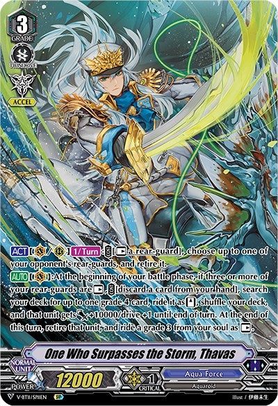 One Who Surpasses the Storm Thavas (SP) (1111) [V-BT11] - Cardfight Vanguard Single
