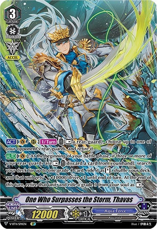 One Who Surpasses the Storm Thavas (SP) (1111) [V-BT11] - Cardfight Vanguard Single