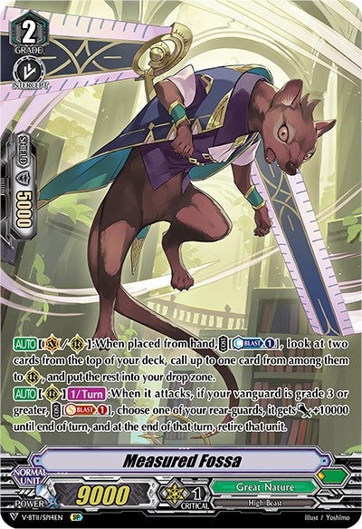 Measured Fossa (SP) (1114) [V-BT11] - Cardfight Vanguard Single