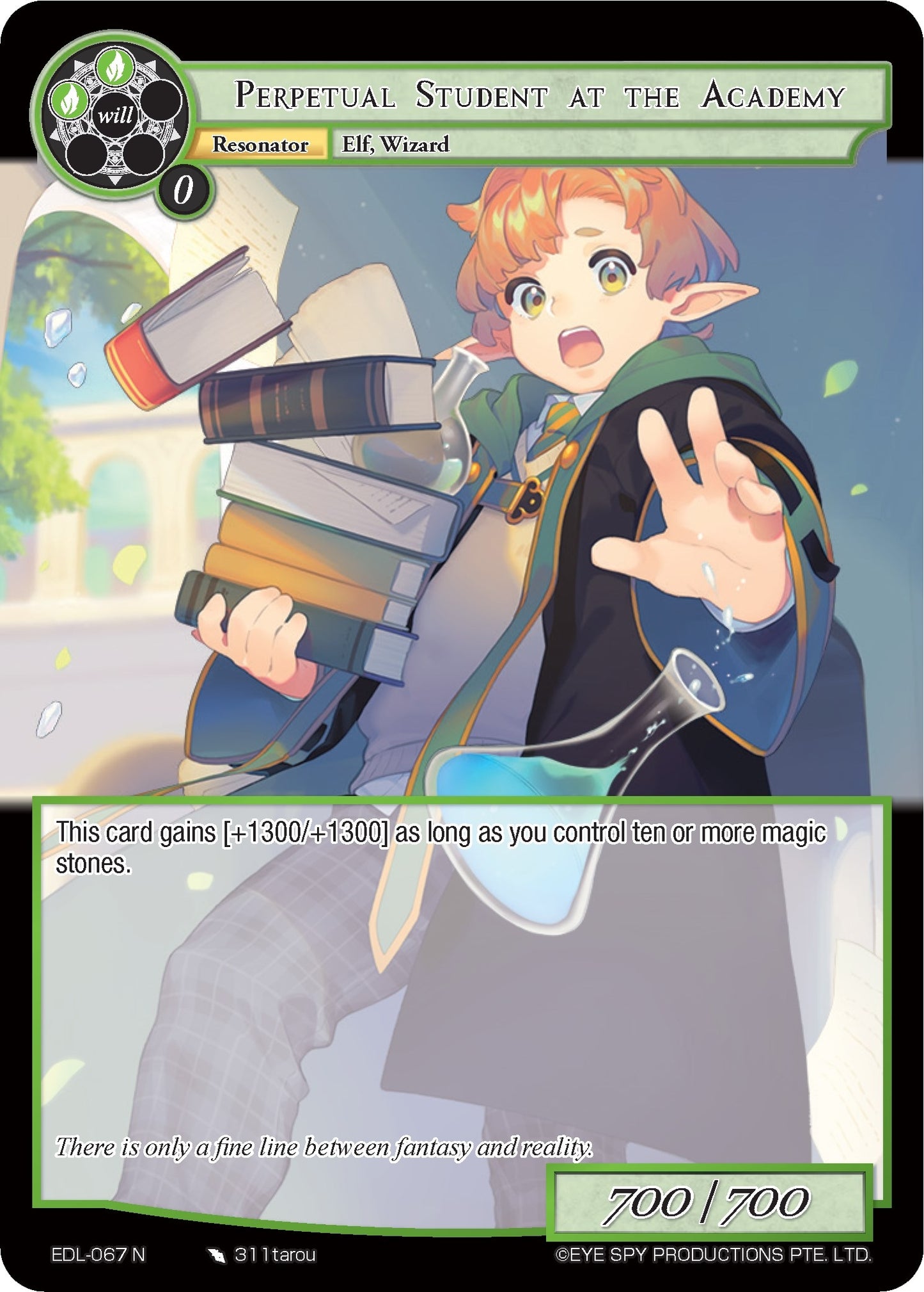Perpetual Student at the Academy (67) [EDL] - Force of Will Single