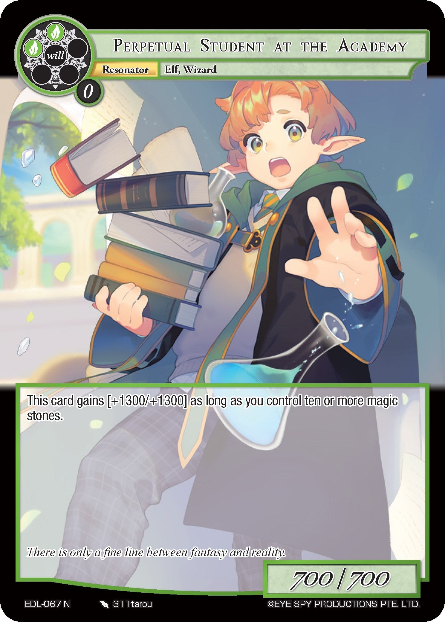 Perpetual Student at the Academy (67) [EDL] - Force of Will Single