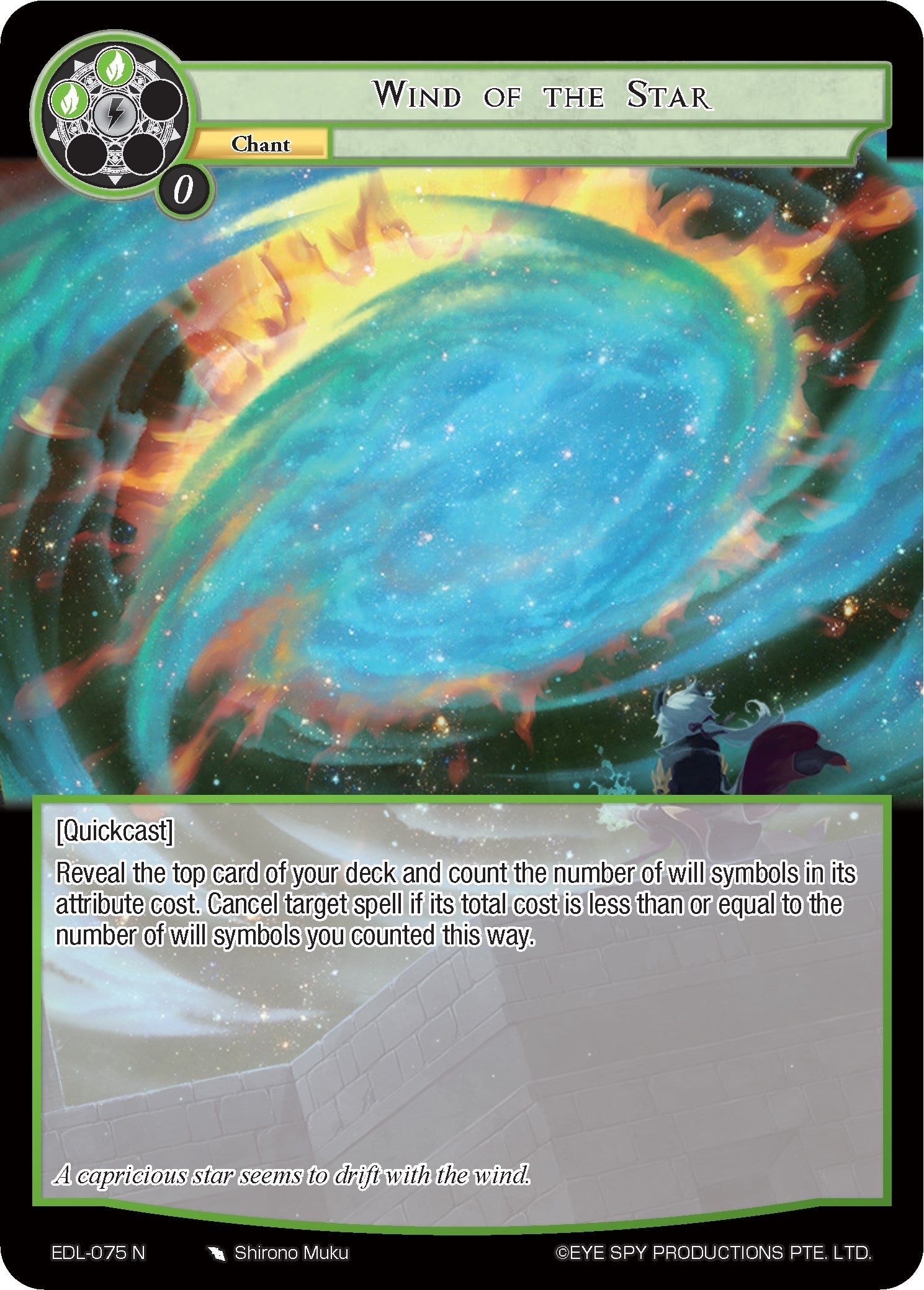 Wind of the Star (75) [EDL] - Force of Will Single