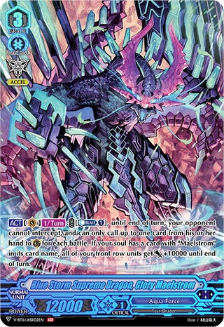Blue Storm Supreme Dragon Glory Maelstrom (ASR) (1102) [V-BT11] - Cardfight Vanguard Single