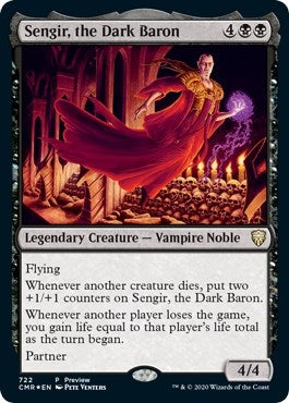 Sengir the Dark Baron (Alternate Art) (722) [PRE] - MTG Single