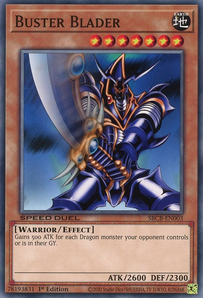 Buster Blader (3) (SBCB) - YuGiOh Single