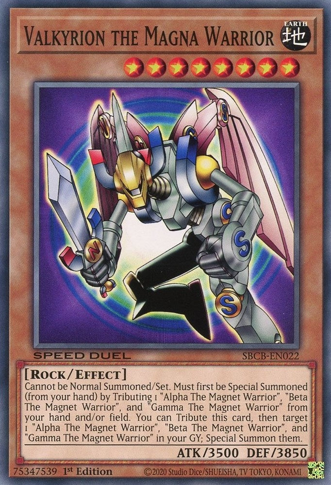 Valkyrion the Magna Warrior (22) (SBCB) - YuGiOh Single