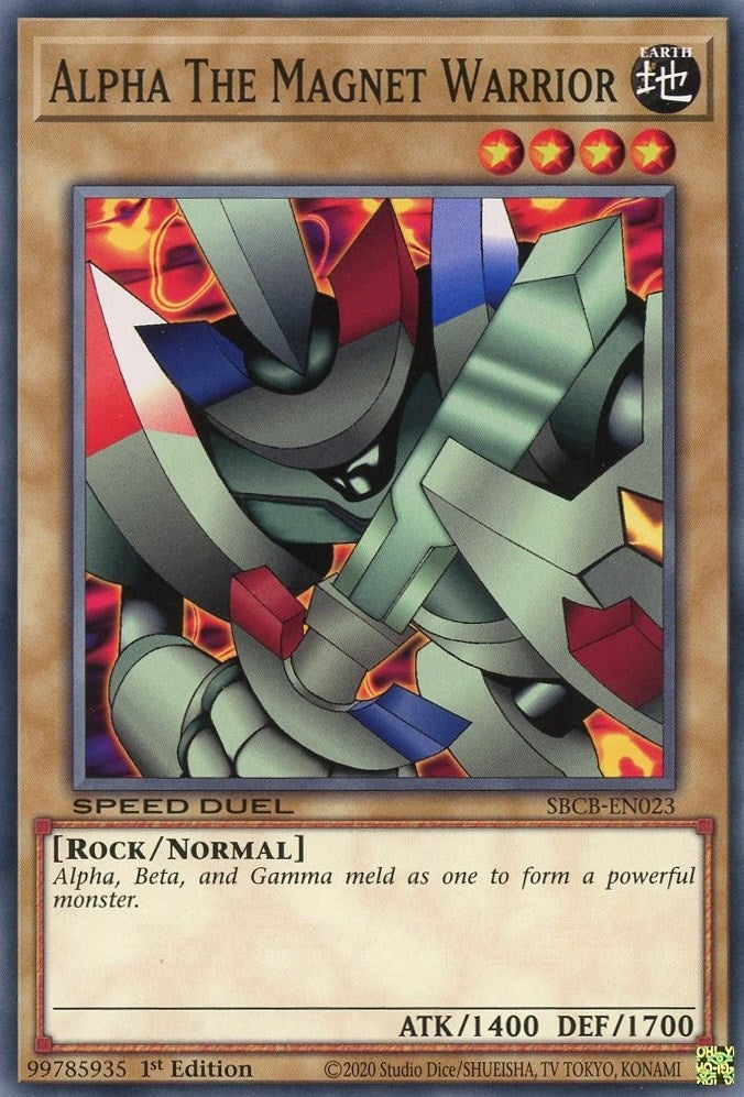 Alpha The Magnet Warrior (23) (SBCB) - YuGiOh Single
