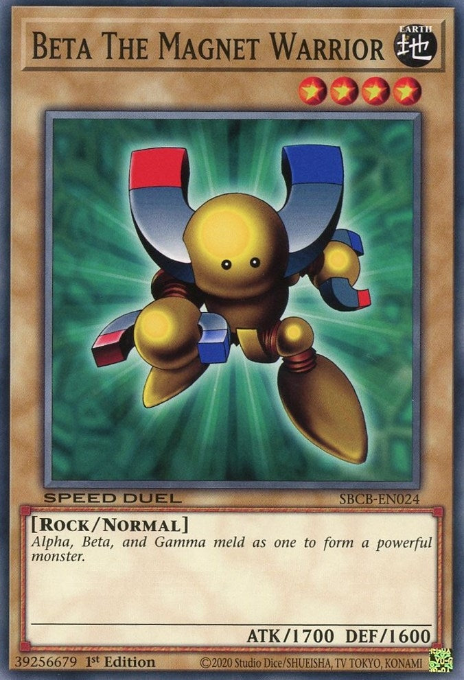 Beta The Magnet Warrior (24) (SBCB) - YuGiOh Single