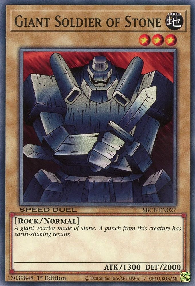 Giant Soldier of Stone (27) (SBCB) - YuGiOh Single