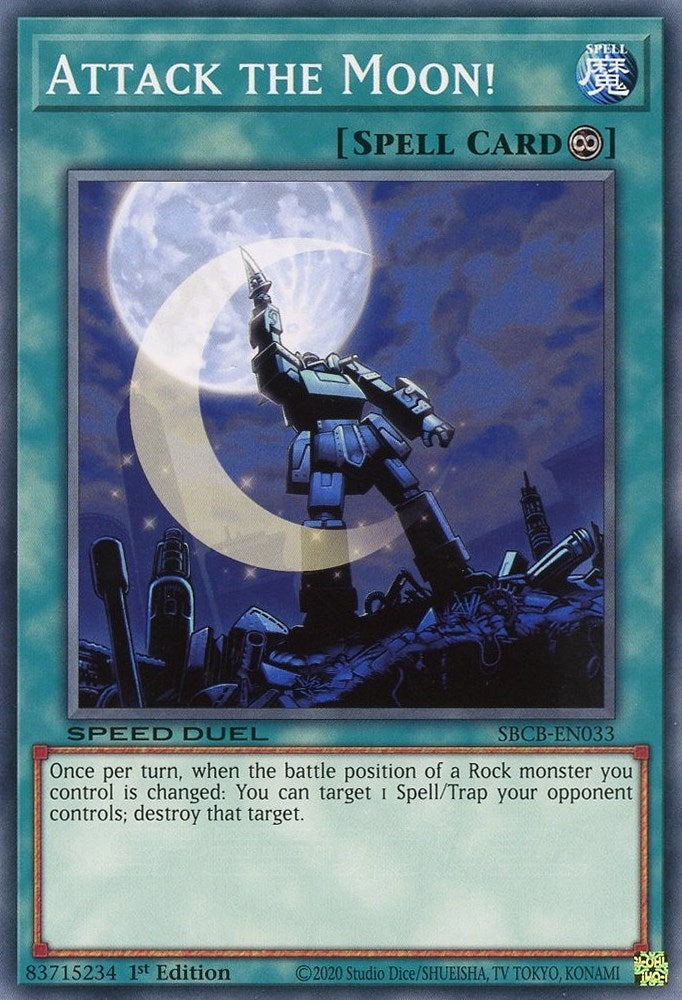 Attack the Moon! (33) (SBCB) - YuGiOh Single