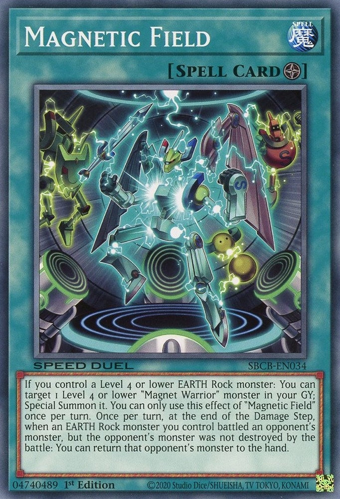 Magnetic Field (34) (SBCB) - YuGiOh Single