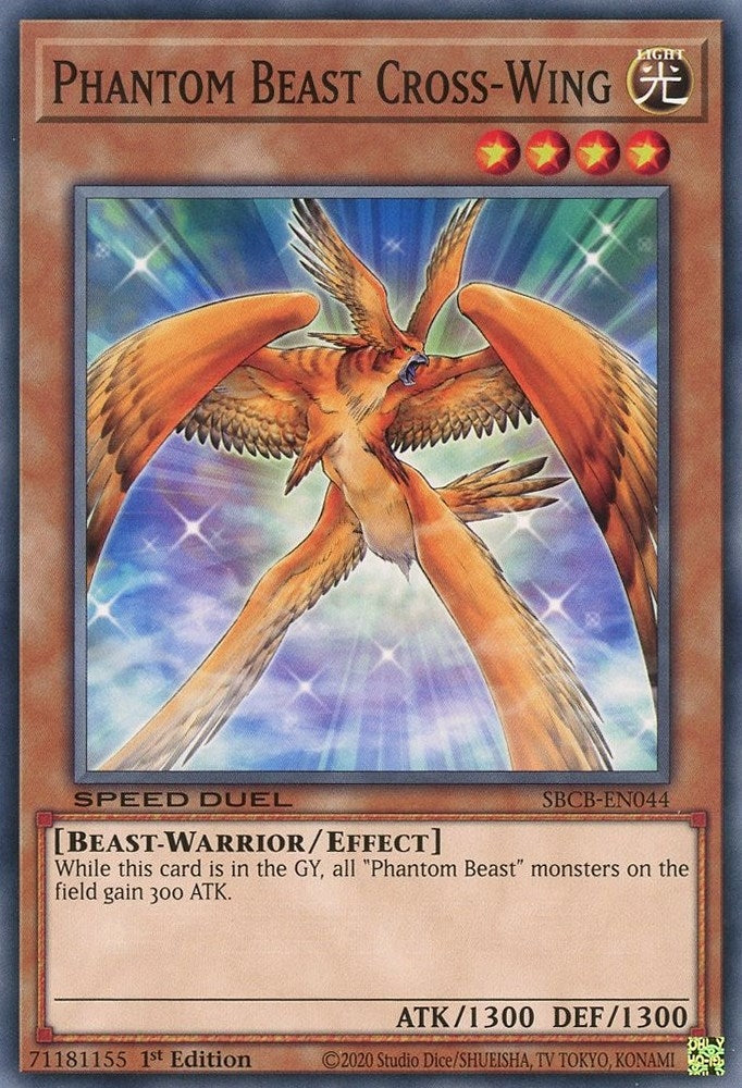 Phantom Beast Cross-Wing (44) (SBCB) - YuGiOh Single