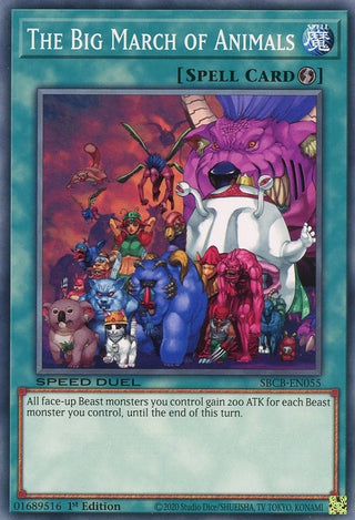 The Big March of Animals (55) (SBCB) - YuGiOh Single