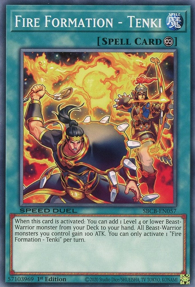 Fire Formation - Tenki (57) (SBCB) - YuGiOh Single