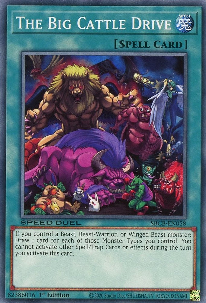 The Big Cattle Drive (58) (SBCB) - YuGiOh Single