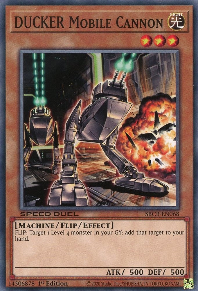 DUCKER Mobile Cannon (68) (SBCB) - YuGiOh Single