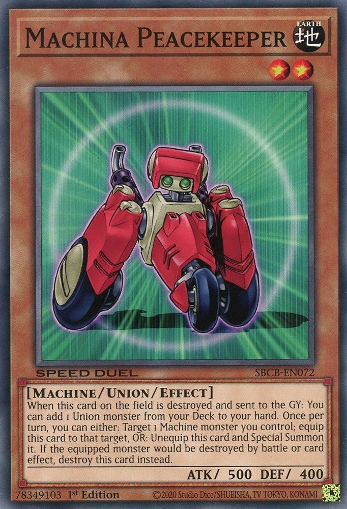 Machina Peacekeeper (72) (SBCB) - YuGiOh Single