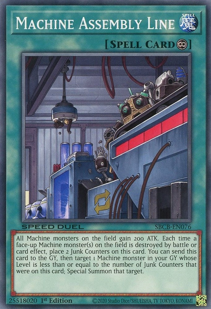 Machine Assembly Line (76) (SBCB) - YuGiOh Single