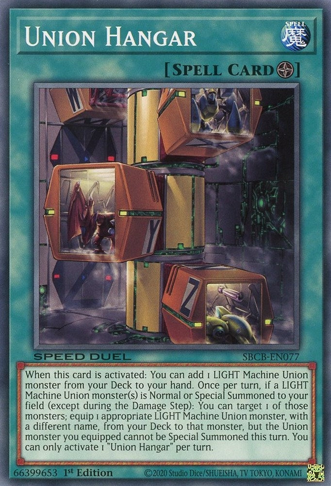 Union Hangar (77) (SBCB) - YuGiOh Single