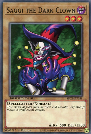 Saggi the Dark Clown (88) (SBCB) - YuGiOh Single