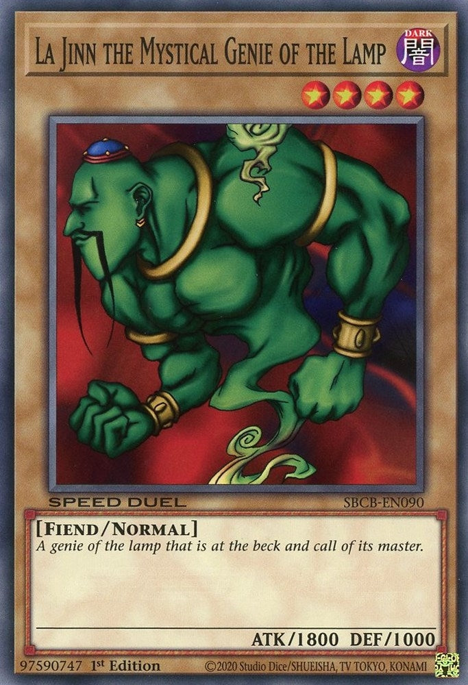 La Jinn the Mystical Genie of the Lamp (90) (SBCB) - YuGiOh Single