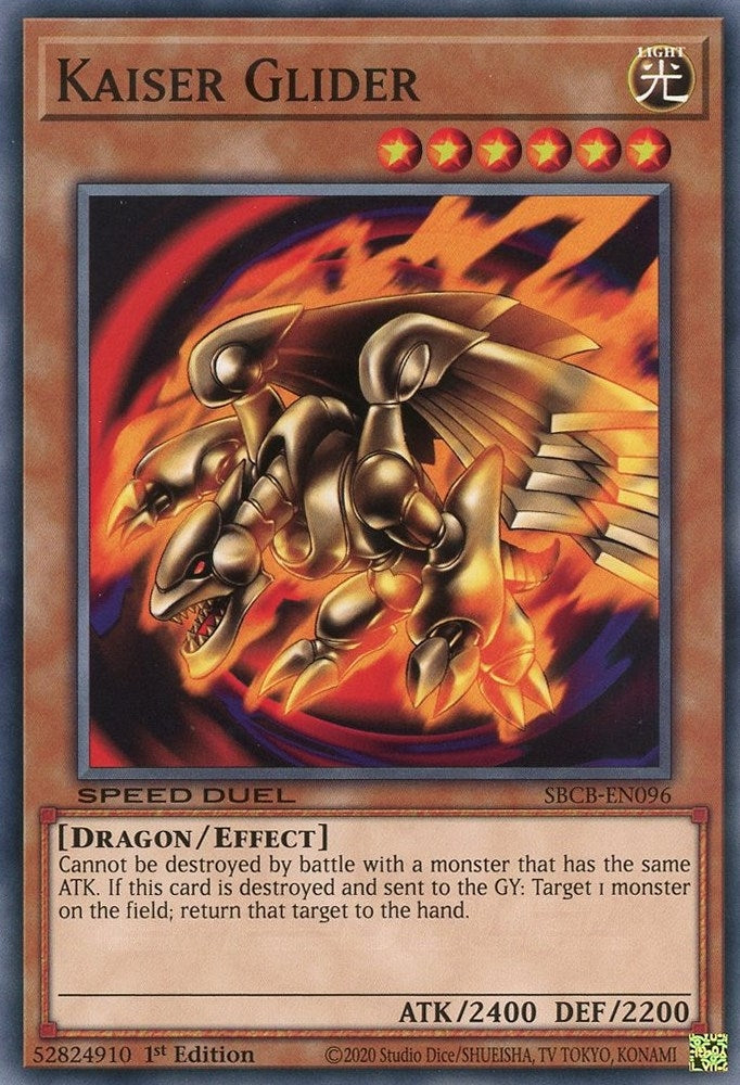 Kaiser Glider (96) (SBCB) - YuGiOh Single