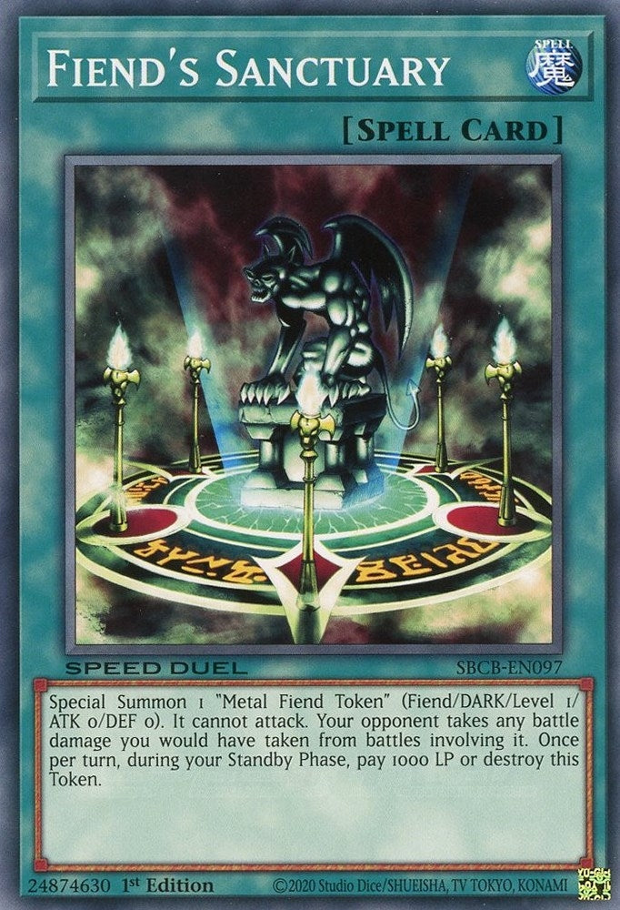 Fiend’s Sanctuary (97) (SBCB) - YuGiOh Single