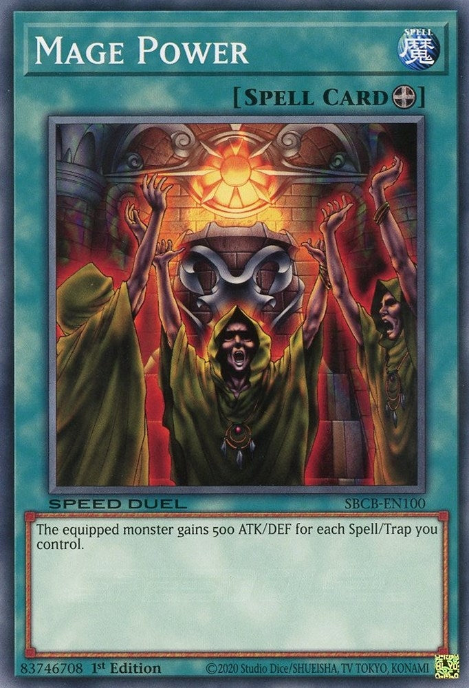 Mage Power (100) (SBCB) - YuGiOh Single