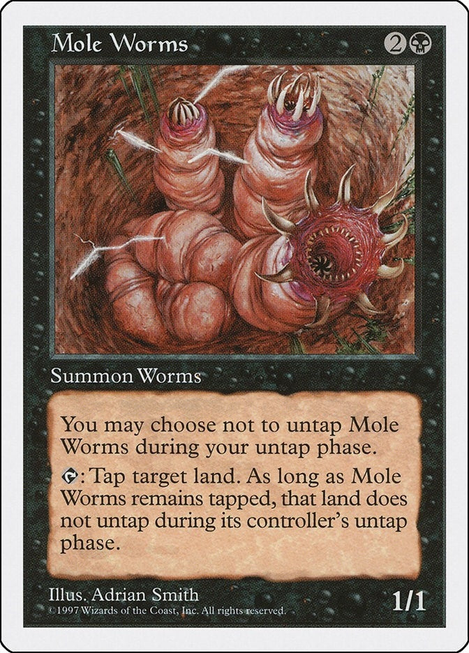 Mole Worms [5ED] - MTG Single