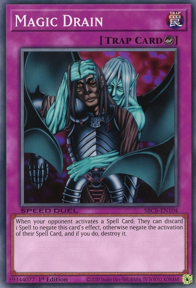 Magic Drain (104) (SBCB) - YuGiOh Single
