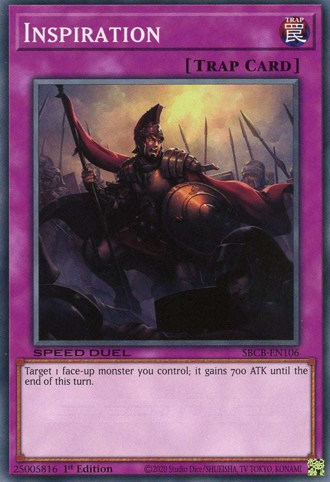 Inspiration (106) (SBCB) - YuGiOh Single
