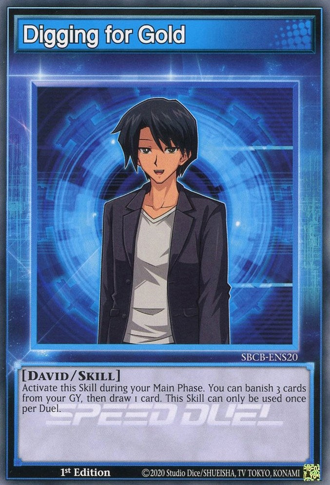 Digging for Gold (20) (SBCB) - YuGiOh Single