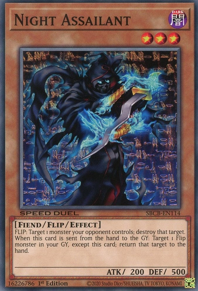 Night Assailant (114) (SBCB) - YuGiOh Single