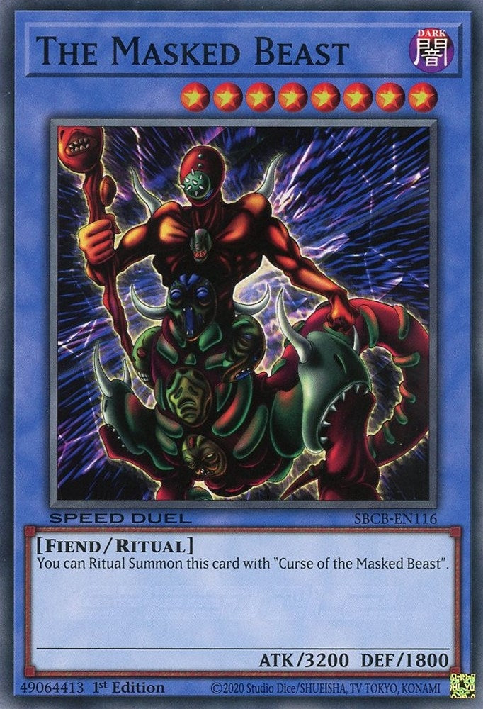 The Masked Beast (116) (SBCB) - YuGiOh Single