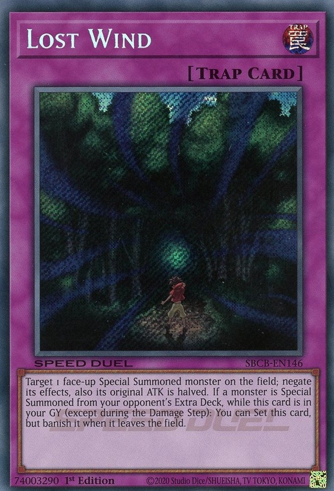 Lost Wind (Secret) (146) (SBCB) - YuGiOh Single