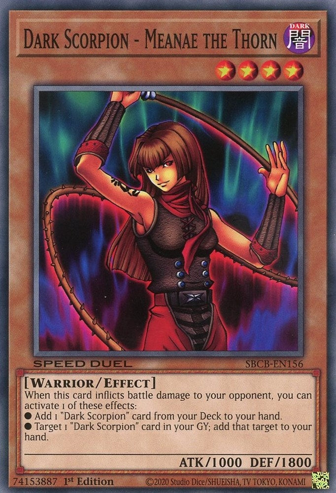Dark Scorpion - Meanae the Thorn (156) (SBCB) - YuGiOh Single