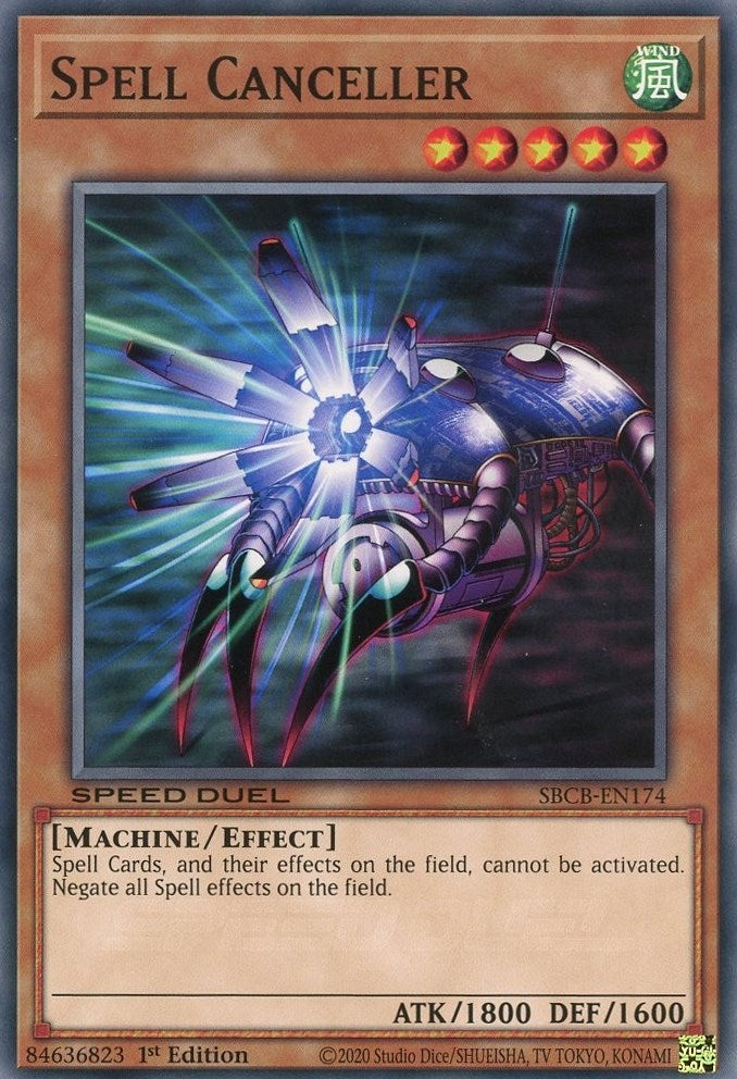 Spell Canceller (174) (SBCB) - YuGiOh Single